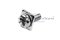 [E] น็อตยึดสายไฟ สแตนเลสชุบนิกเกิ้ล M4x10 mm พร้อมแหวนทรงสี่เหลี่ยม ขนาด 8x8 mm